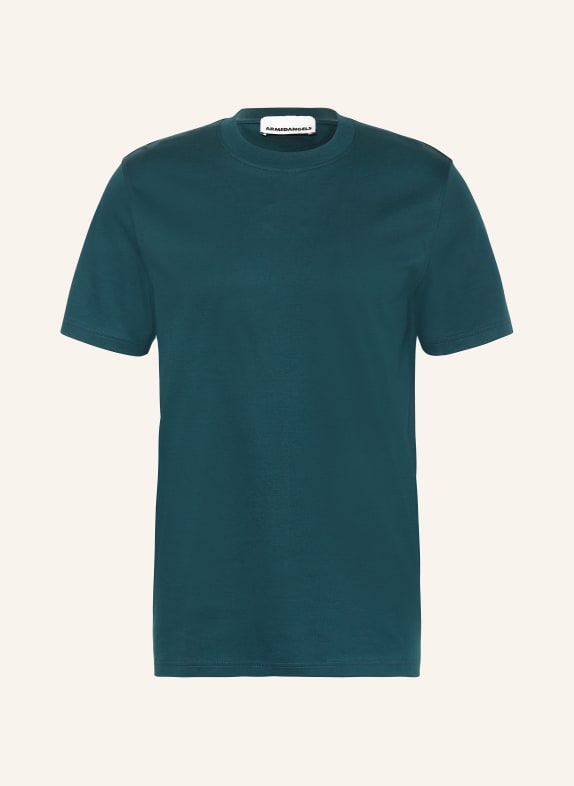 ARMEDANGELS T-shirt MAARKOS CIEMNOZIELONY