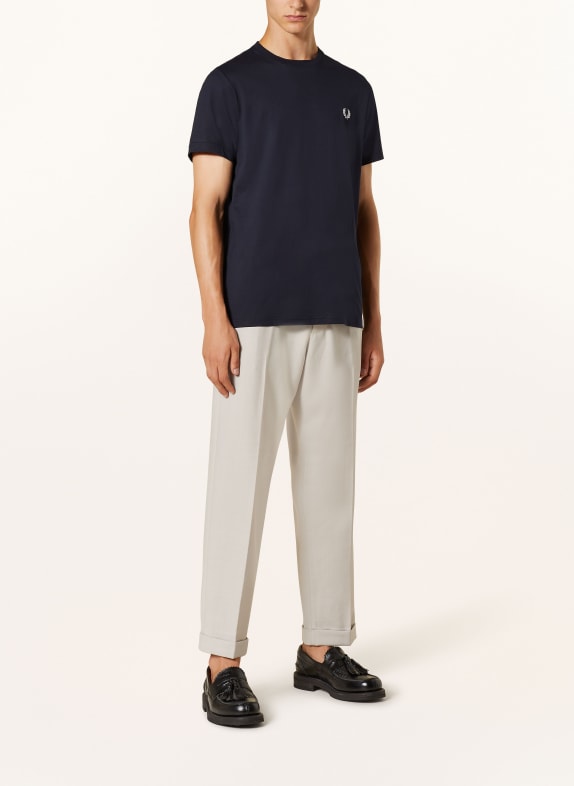 FRED PERRY T-shirt DONKERBLAUW