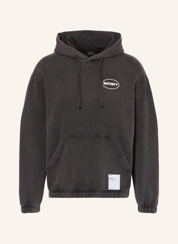 SATISFY Hoodie SOFTCELL DARK GRAY/ WHITE