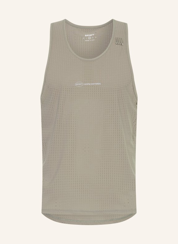 SATISFY Running top SPACE-O™ GRAY