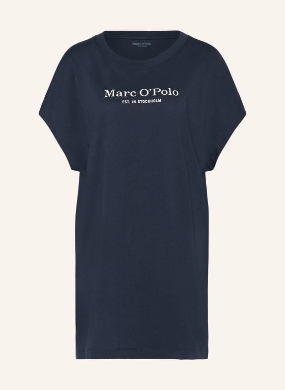 Marc O'Polo Noční košile TMAVĚ MODRÁ