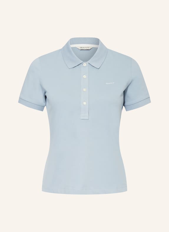 GANT Piqué polo shirt LIGHT BLUE