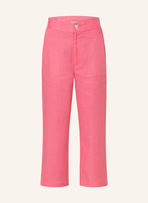 FYNCH-HATTON 3/4 trousers in linen PINK