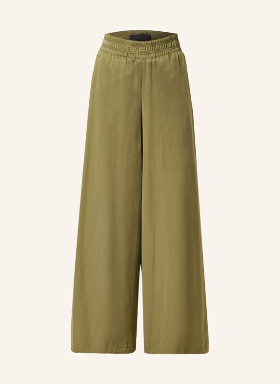 DRYKORN Wide leg trousers CEILING OLIVE
