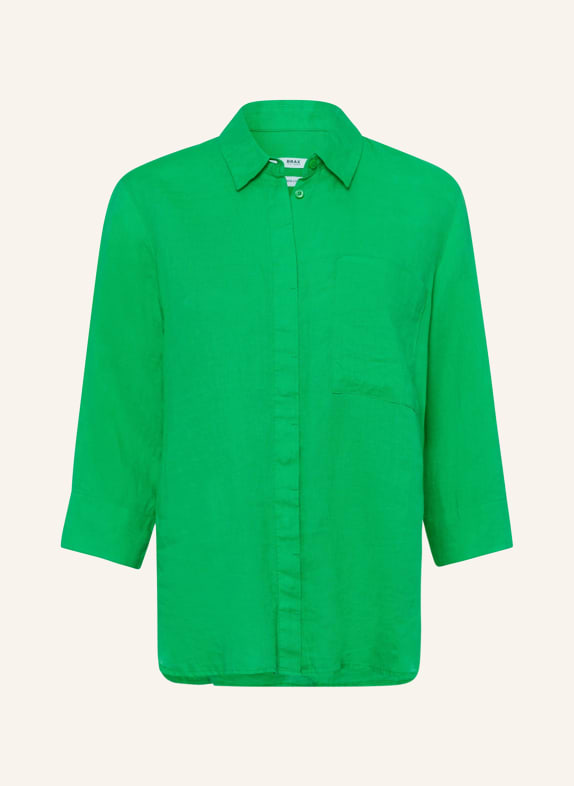 BRAX Koszula VICKI z lnu z rękawami 3/4 33 apple green