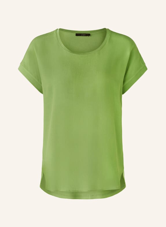 oui Shirt blouse in mixed materials GREEN