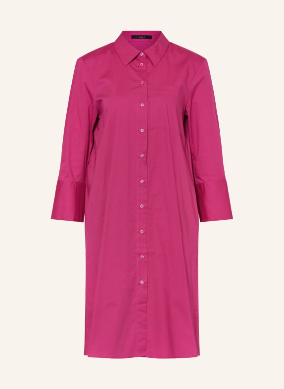 oui Shirt dress with 3/4 sleeves PINK