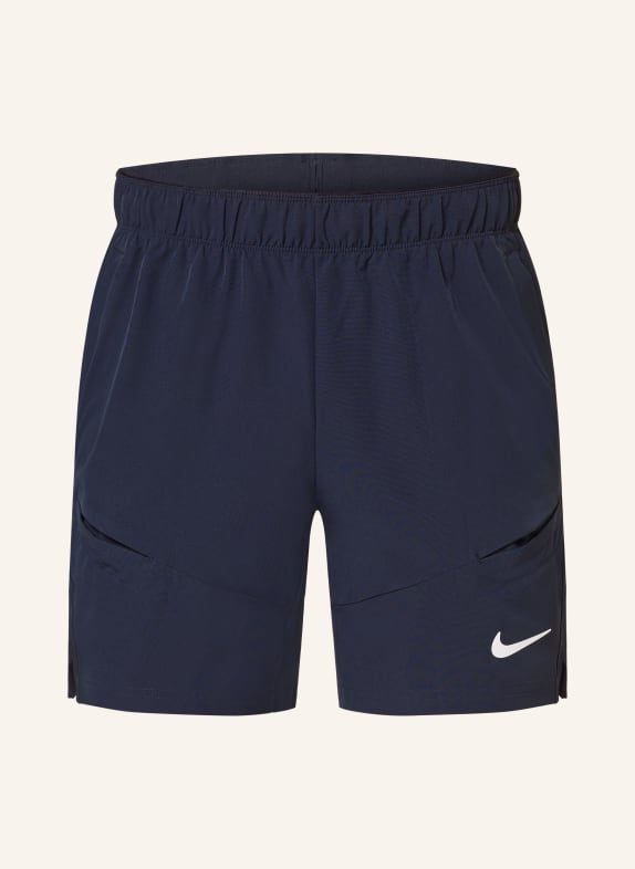 Nike Tenisové šortky COURT ADVANTAGE TMAVĚ MODRÁ