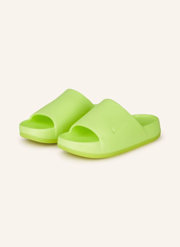 Nike Pantoletten CALM SLIDE NEONGELB