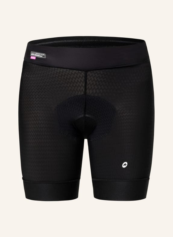 ASSOS Cycling shorts TRAIL TACTICA with padded insert BLACK