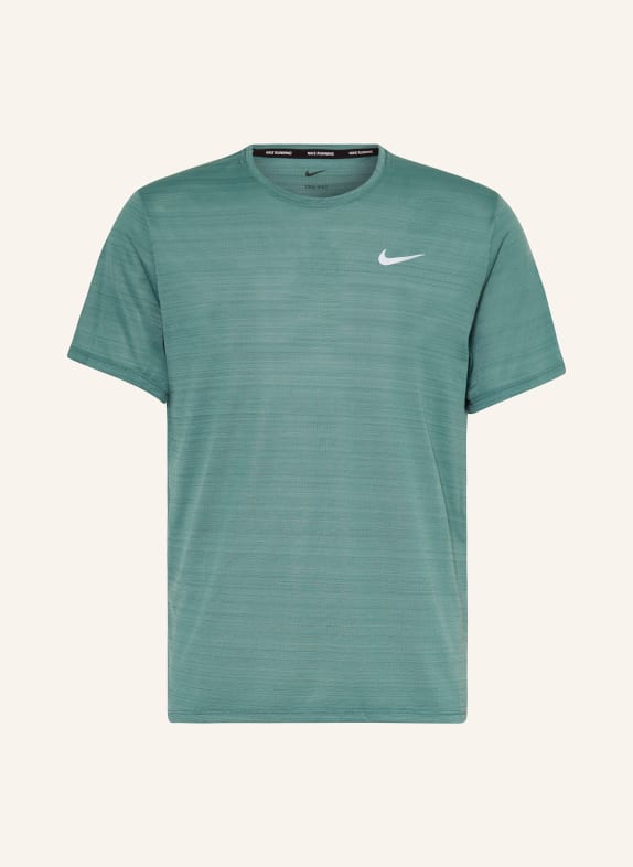 Nike Běžecké tričko MILER ZELENÁ