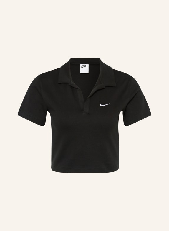 Nike Krótka koszulka CZARNY