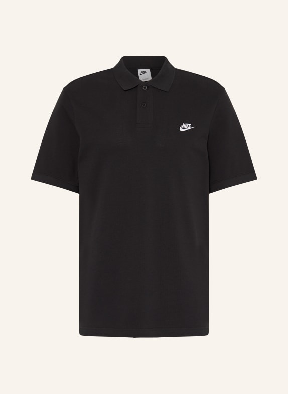 Nike Koszulka polo z piki CZARNY