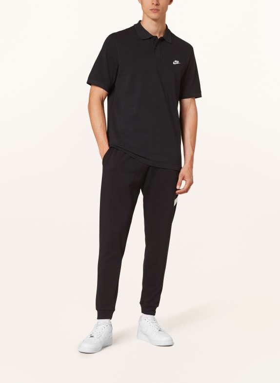 Nike Tricou polo cu pichet NEGRU