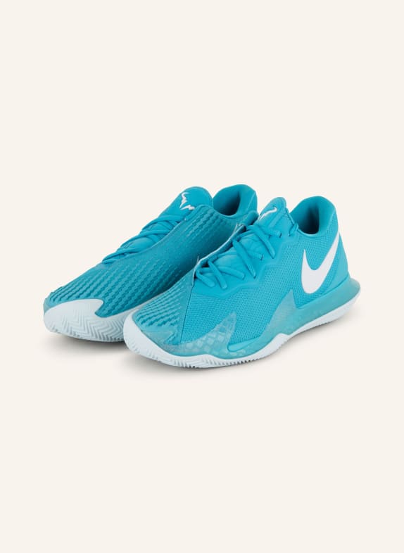 Nike Obuwie tenisowe NIKECOURT AIR ZOOM VAPOR CAGE 4 RAFA TURKUSOWY