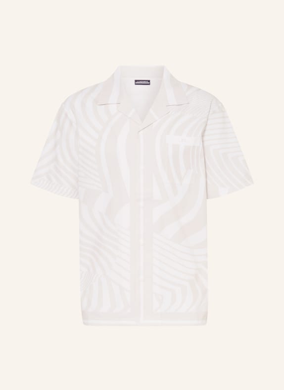 J.LINDEBERG Short sleeve shirt WHITE/ LIGHT GRAY