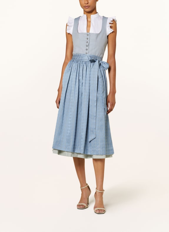 Hammerschmid Dirndl PILLERSEE TMAVĚ MODRÁ / MÁTOVÁ / KRÉMOVÁ