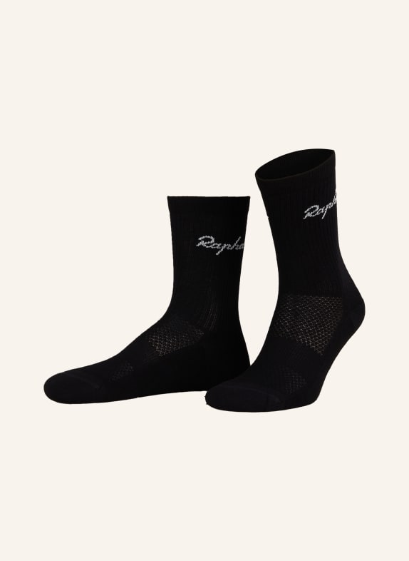 Rapha Ponožky COTTON CREW BLW BLACK/WHITE