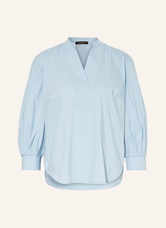 MORE & MORE Shirt blouse with 3/4 sleeves LIGHT BLUE