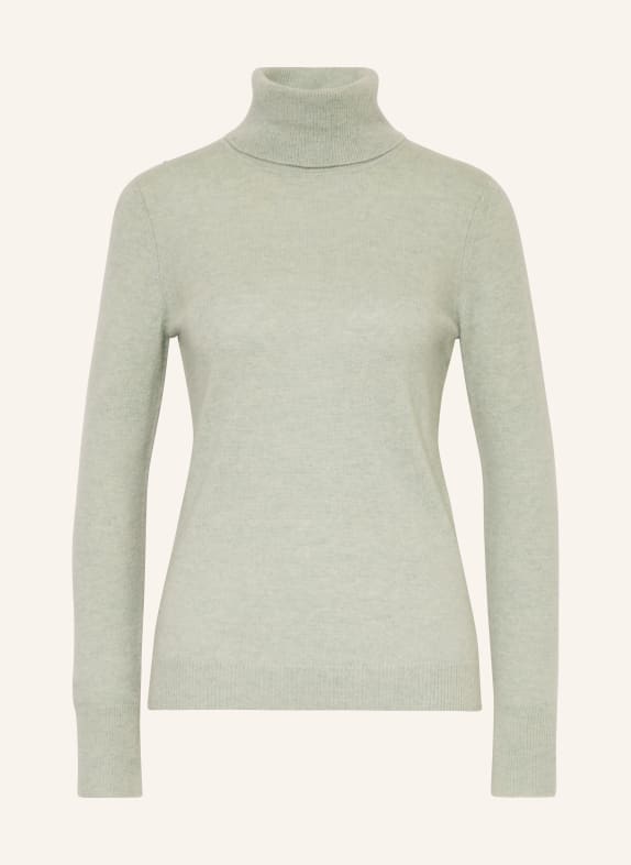 darling harbour Turtleneck sweater in cashmere MINT