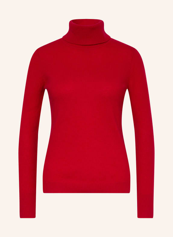 darling harbour Turtleneck sweater in cashmere ROT