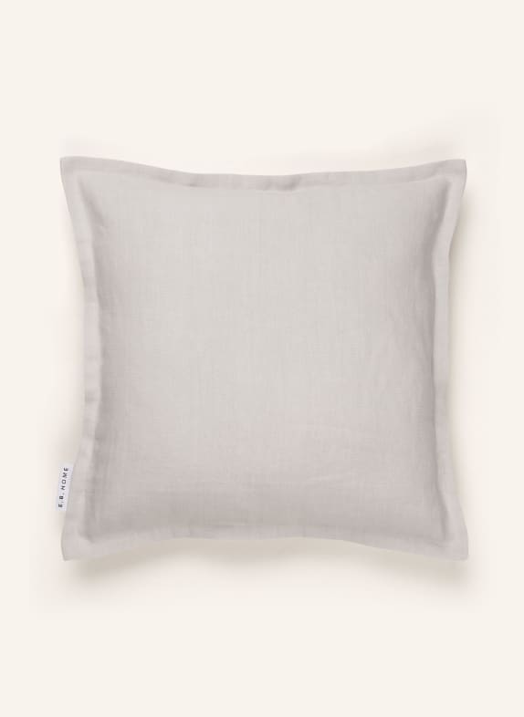 EB HOME Decorative cushion cover made of linen LIGHT GRAY