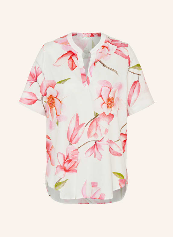 ETERNA Shirt blouse WHITE/ PINK/ GREEN