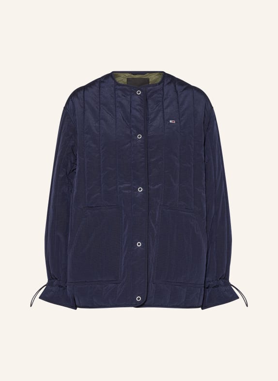 TOMMY JEANS Quilted jacket DARK BLUE