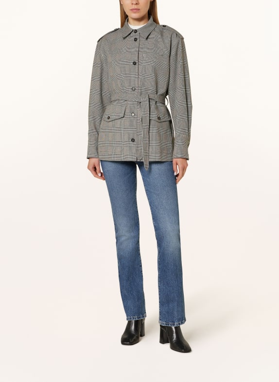 TOMMY HILFIGER blazer ZWART / WIT / ROOD