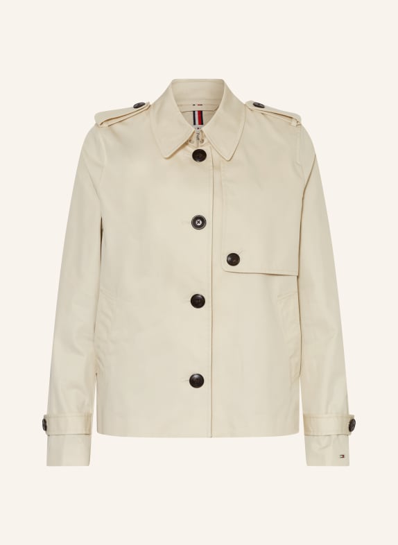 TOMMY HILFIGER Jacket in trench coat design BEIGE
