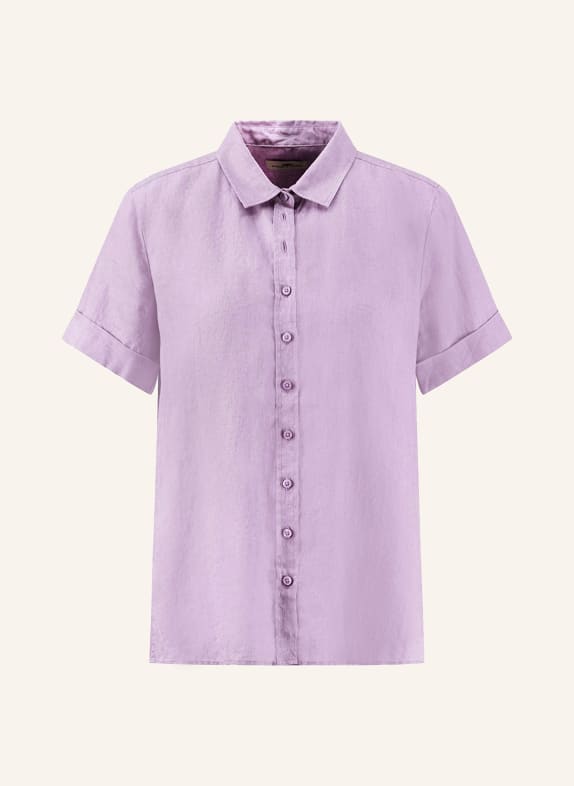 FYNCH-HATTON Shirt blouse made of linen LIGHT PURPLE