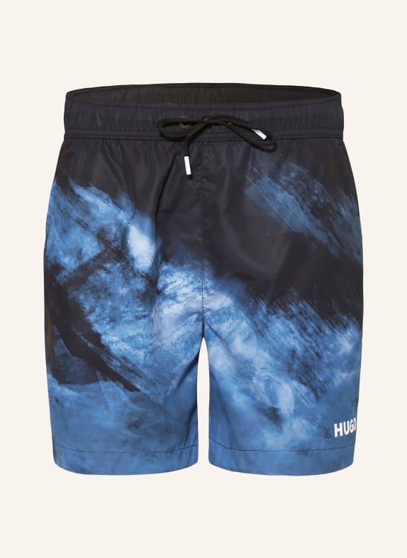 HUGO Swim shorts DUNE BLACK/ BLUE