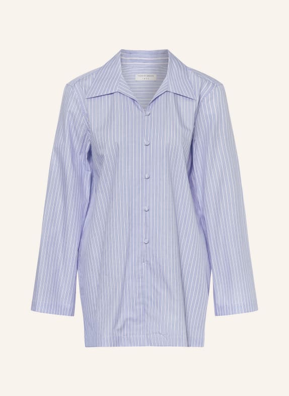 TIGER OF SWEDEN Shirt blouse CORNELA LIGHT BLUE/ WHITE