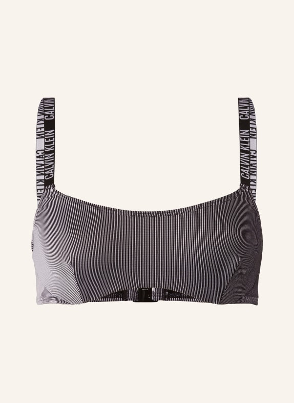 Calvin Klein Underwired bikini top BLACK/ WHITE