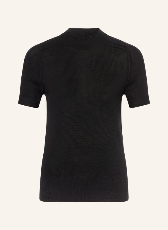Calvin Klein Dzianinowa koszulka CZARNY