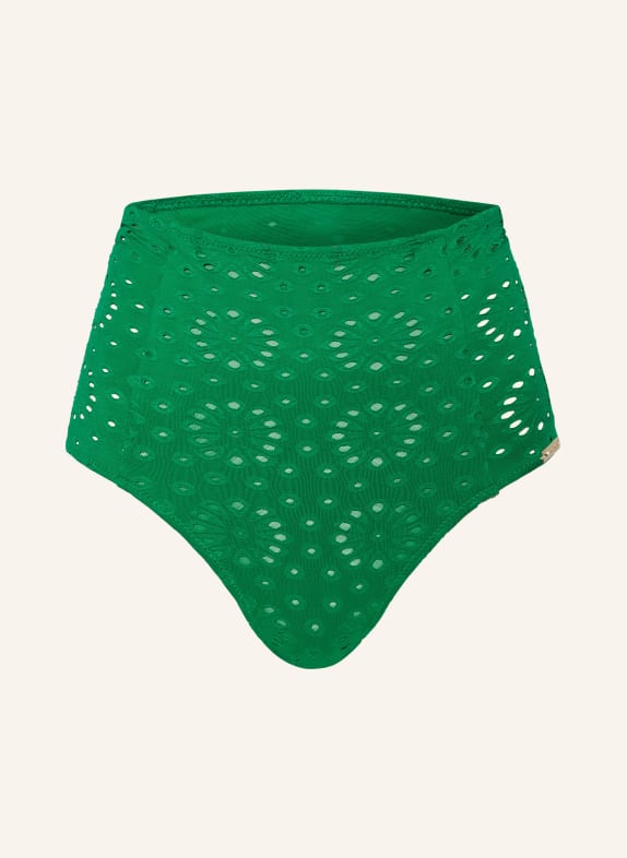 watercult High-waist bikini bottoms RIVIERA NOTES GREEN