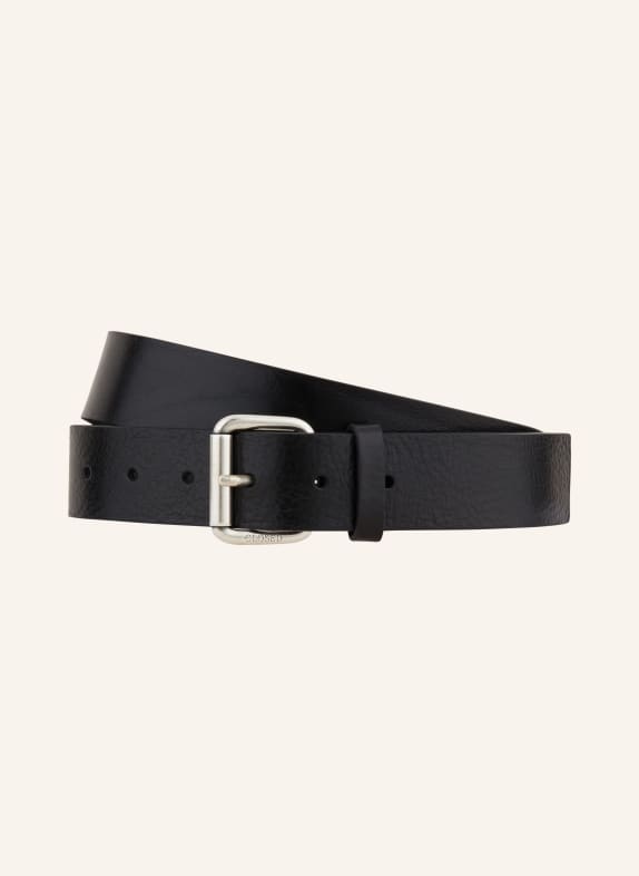 CLOSED Leather belt BLACK