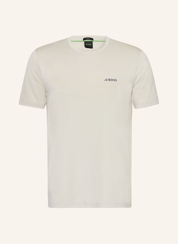 BOSS T-shirt ACTIVE BEŻOWY