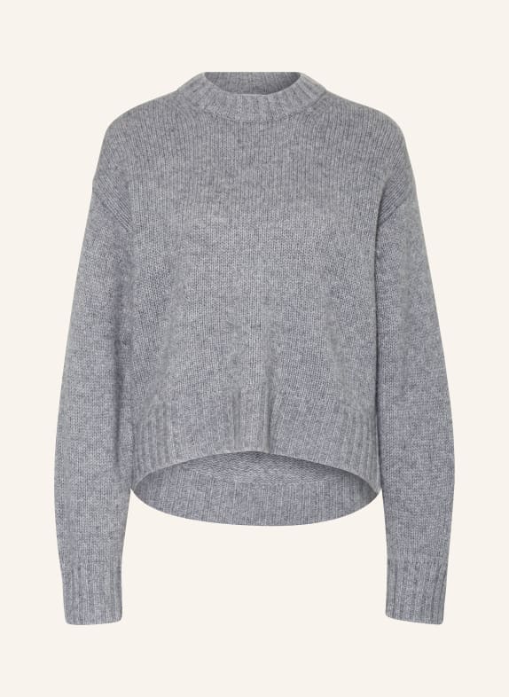 darling harbour Cashmere-Pullover GRAU MELANGE