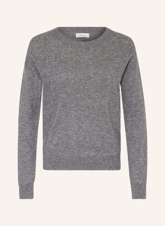 darling harbour Cashmere-Pullover GRAU MELANGE