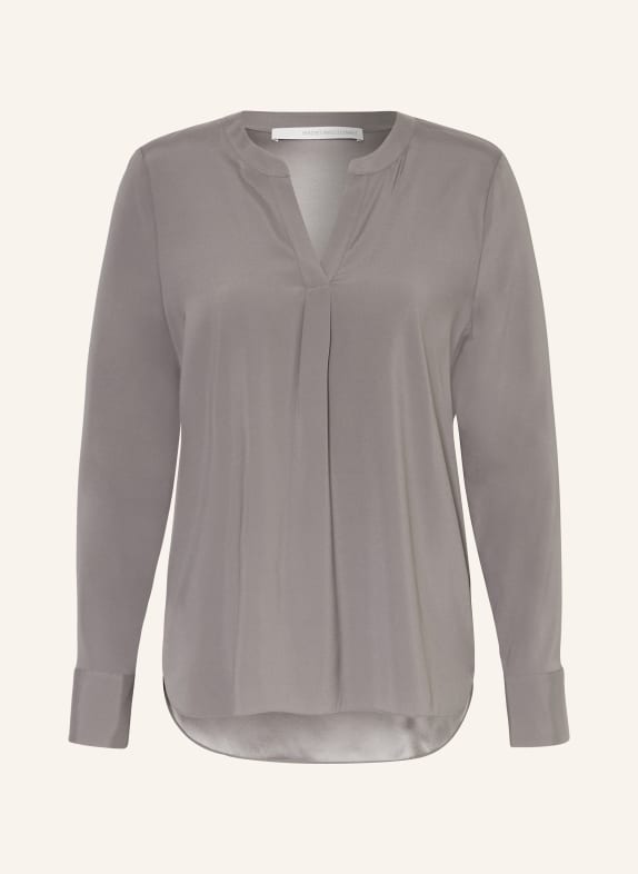 HERZEN'S ANGELEGENHEIT Shirt blouse in silk TAUPE