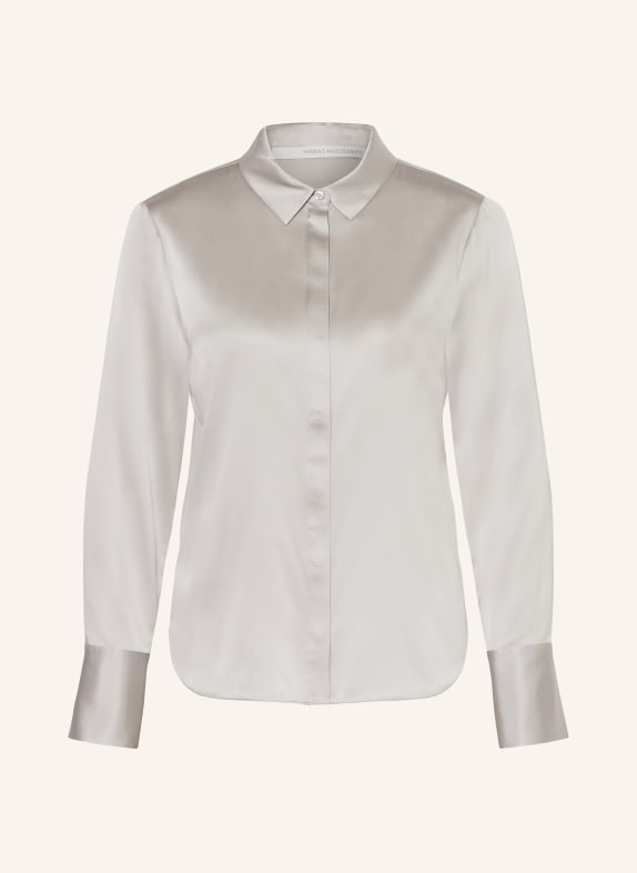 HERZEN'S ANGELEGENHEIT Shirt blouse in silk LIGHT GRAY