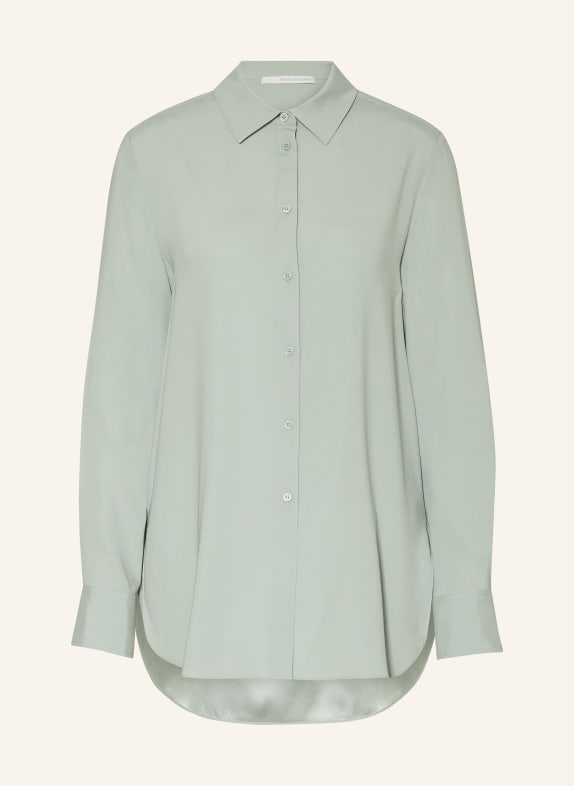 HERZEN'S ANGELEGENHEIT Shirt blouse in silk LIGHT GREEN