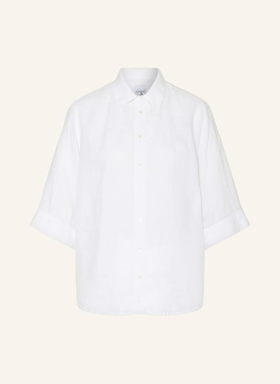 TONNO & PANNA Shirt blouse made of linen WHITE