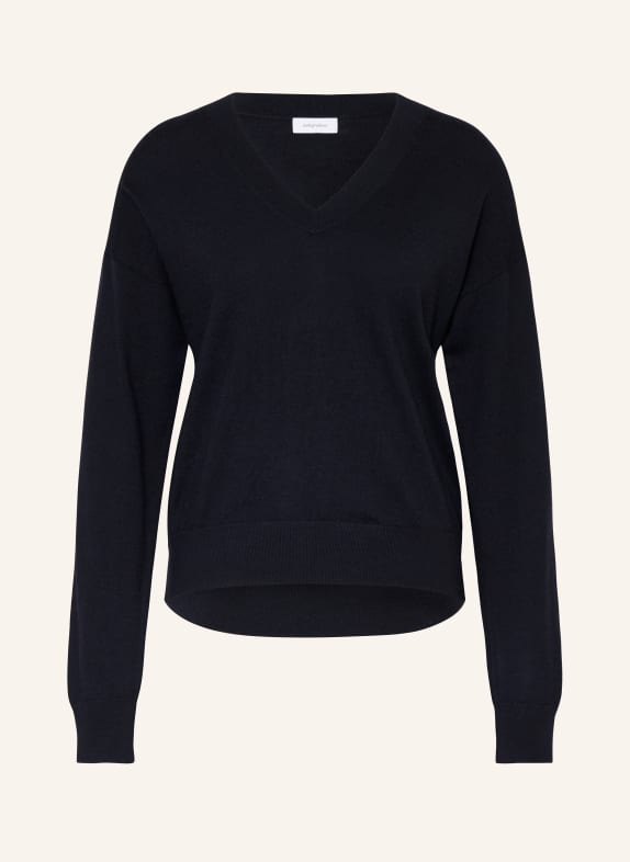 darling harbour Pullover aus Merinowolle DUNKELBLAU