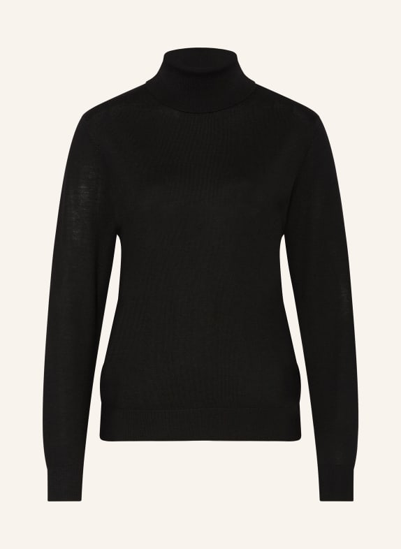 darling harbour Rollkragenpullover SCHWARZ