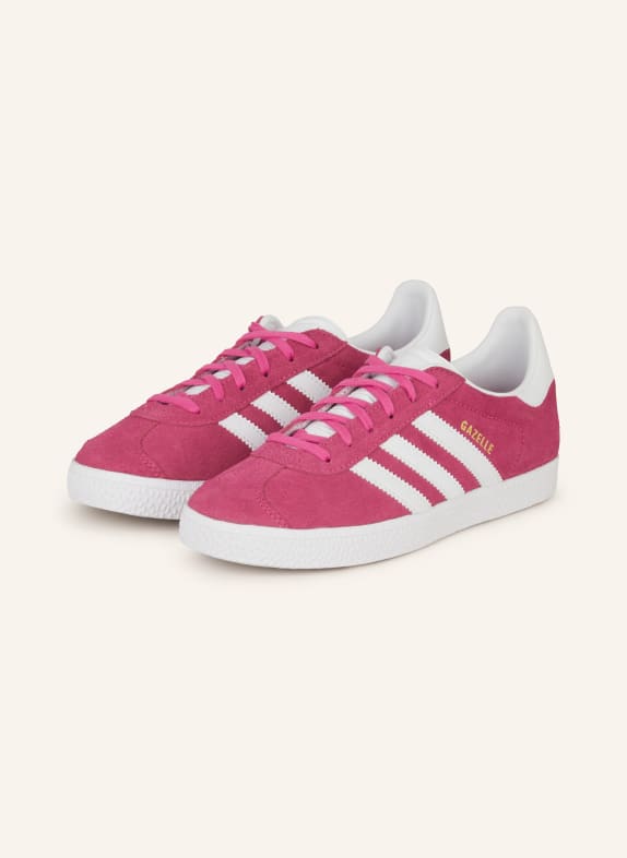 adidas Originals Sneakersy GAZELLE MOCNORÓŻOWY/ BIAŁY