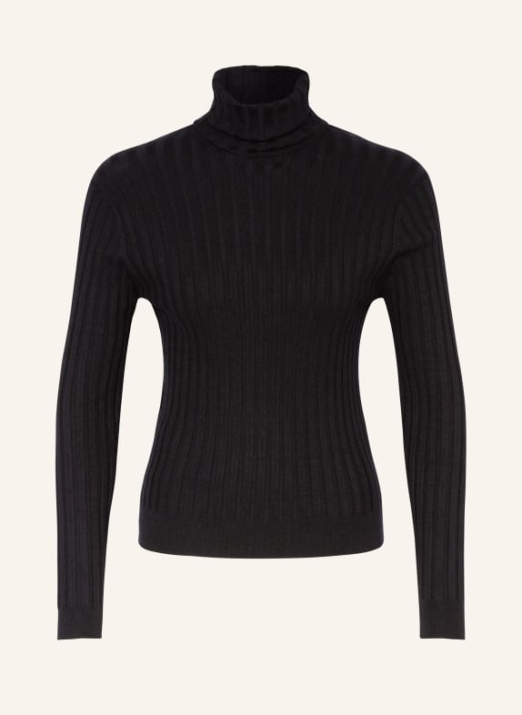 darling harbour Rollkragenpullover SCHWARZ