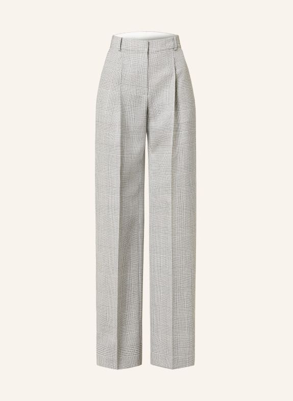 BOSS Trousers TANITY GRAY/ WHITE