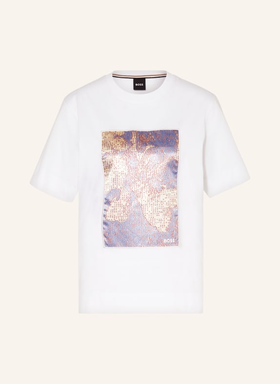 BOSS T-shirt ELPHA WHITE/ BLUE/ RED